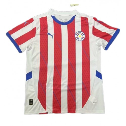 Echipament fotbal Paraguay Tricou Acasa Copa America 2024 maneca scurta Echipament fotbal Paraguay Tricou Acasa Copa America 2024 maneca scurta